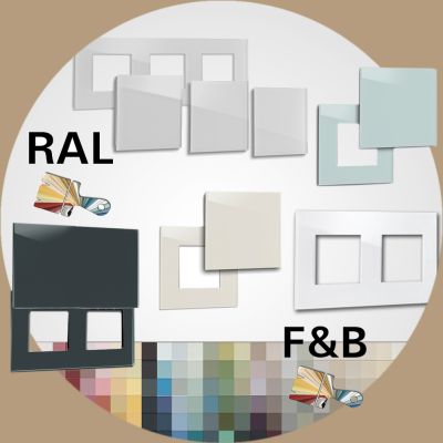 Covers, frames - glass look